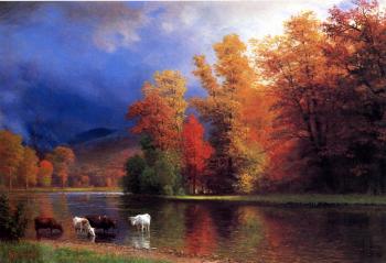 Albert Bierstadt : On the Saco
